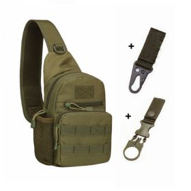 Tactical Shoulder Multipurpose Trekker Bag (Color: A And 2 Hooks)