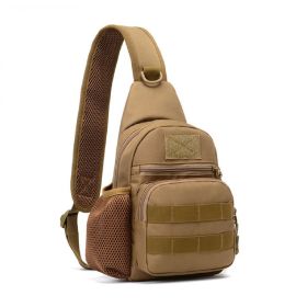 Tactical Shoulder Multipurpose Trekker Bag (Color: Khaki)