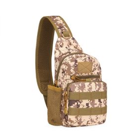 Tactical Shoulder Multipurpose Trekker Bag (Color: Desert Digital)