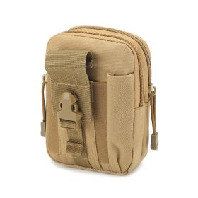 Waist Pouch For Camping, Travel and Running (Color: Khaki)