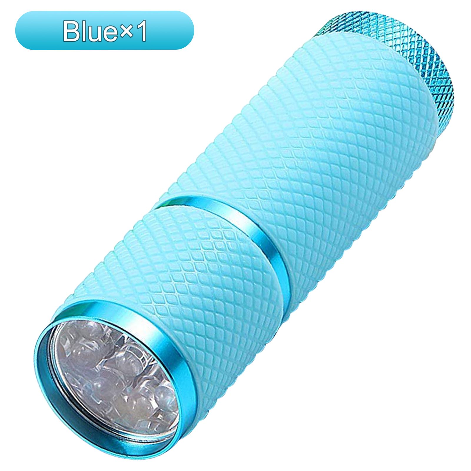 Glow In Dark Flashlight; Rubber Coated Mini 9 LED Flashlight Glow In Dark Flashlight; Rubber Coated Mini 9 LED Flashlight