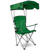 Foldable Canopy Camping Chair 330LBS Load