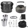 2-3 People Outdoor Camping Teapot, Pot Cookware Set