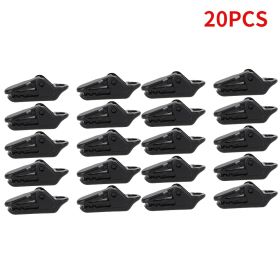 Heavy Duty Tent Snaps; Outdoor Clamps; Camping Accessories (size: 20pcs)