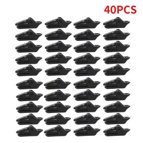 Heavy Duty Tent Snaps; Outdoor Clamps; Camping Accessories (size: 40pcs)