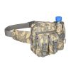 Military Style Waist Bag With Water Bottle Holder