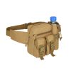 Military Style Waist Bag With Water Bottle Holder