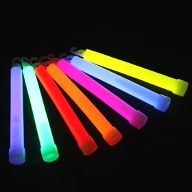 6in Fluorescent Luminous Stick With Hook And Red String (Color: Mixed Color 2pcs)