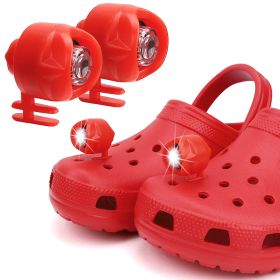 Headlights for croc;  Red (Color: Red)