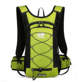 2L Water Bladder Hydration Pack Backpack (Color: Green)