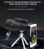 Third Generation Green 40X60 Monocular, Tripod Phone Holder