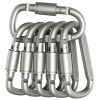 Aluminum D-Ring Locking Carabiner NOT for Climbing