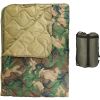 Kylebooker Camo Woobie Blanket w/ Waterproof Poncho Liner