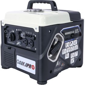 Portable Inverter Generator,1200W ultra-quiet gas engine (Color: as Pic)