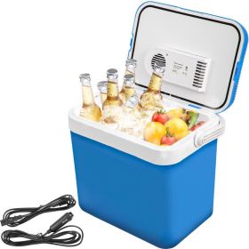 Portable Camping Car Mini Fridge Freezer (Color: Blue)