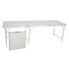 Aluminum Alloy Portable Folding Camping Table White