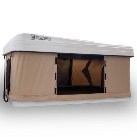 Trustmade Hard Shell Rooftop Waterproof Tent (Color: White+Beige)