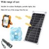 Portable Waterproof Outdoor Solar Charger Panel USB Ports