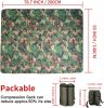 Kylebooker Camo Woobie Blanket w/ Waterproof Poncho Liner