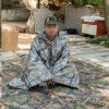 Kylebooker Camo Woobie Blanket w/ Waterproof Poncho Liner