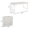 Aluminum Alloy Portable Folding Camping Table White