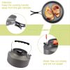 3pcs/set Lightweight Outdoor Pot, Pan and Kettle Cookware Set