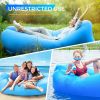 Inflatable Pool Lounger, Portable Lazy Sofa Travel & Camping