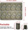 Kylebooker Camo Woobie Blanket w/ Waterproof Poncho Liner