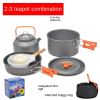 2-3 Person Camping Non Stick Pot / Teapot set incl. tableware