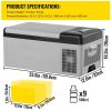 Portable Camping Car Mini Fridge Freezer