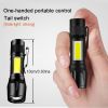 Mini Waterproof Long Range LED Rechargeable Flashlight