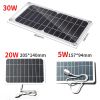 Portable Waterproof Outdoor Solar Charger Panel USB Ports