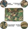 Kylebooker Camo Woobie Blanket w/ Waterproof Poncho Liner