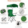 Foldable Canopy Camping Chair 330LBS Load