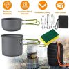 Outdoor Camping Aluminum Pot Pans Cookware Set