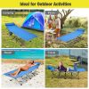 Folding Camping Cot with Side Pocket Detachable Headrest