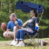 Foldable Canopy Camping Chair 330LBS Load