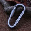 Aluminum D-Ring Locking Carabiner NOT for Climbing