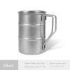 Outdoor large capacity stainless steel mug