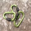 Aluminum D-Ring Locking Carabiner NOT for Climbing