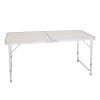 Aluminum Alloy Portable Folding Camping Table White