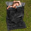 Traveling Double Person Waterproof Sleeping Bag W/ 2 Pillows