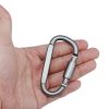 Aluminum D-Ring Locking Carabiner NOT for Climbing