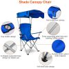 Foldable Canopy Camping Chair 330LBS Load