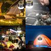 LED Solar Camping Light USB Rechargeable Tent Lantern