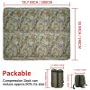 Kylebooker Camo Woobie Blanket w/ Waterproof Poncho Liner