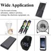 Portable Waterproof Outdoor Solar Charger Panel USB Ports