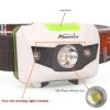 AloneFire HP30 3W Red White LED Lightweight Headlight