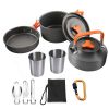 2-3 People Outdoor Camping Teapot, Pot Cookware Set