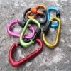 Aluminum D-Ring Locking Carabiner NOT for Climbing